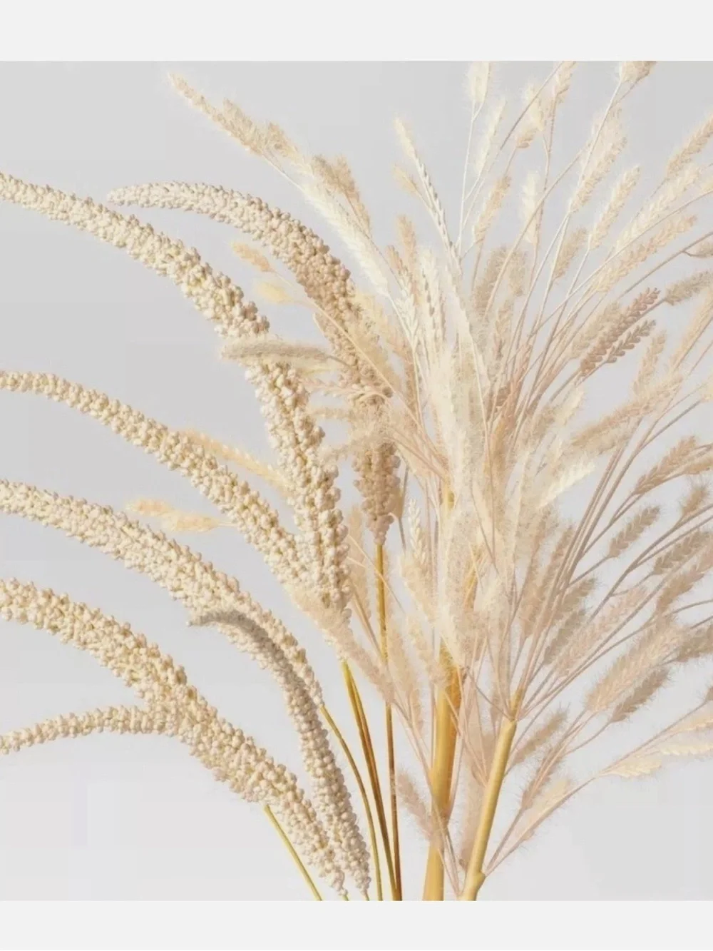 NWT Threshold Wheat & Foxtail Luxe Pink Pampas Arrangement & Ceramic Vase
